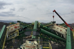 Објект: Челична конструкција за дробилничка постројка / Инвеститор: Фени Индустри / Година: 2014 / Локација: Кавадарци /