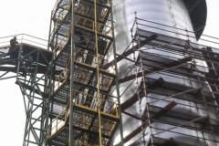 Објект: Челични сервисни скали за силос / Инвеститор: Фени Индустри / Година: 2014 / Локација: Кавадарци /