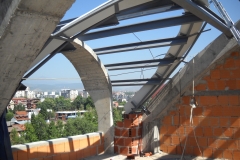 Објект: Конструкција за кров на семејна куќа / Инвеститор: Приватен / Година: 2010 / Локација: Скопје /