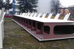 Објект: Конструкција за челичен сплав на река Вардар / Инвеститор: Приватен / Година: 2014 / Локација: Скопје /