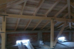 Објект: Дрвена конструкција за поткровје / Инвеститор: Приватен / Година: 2013 / Локација: Охрид /